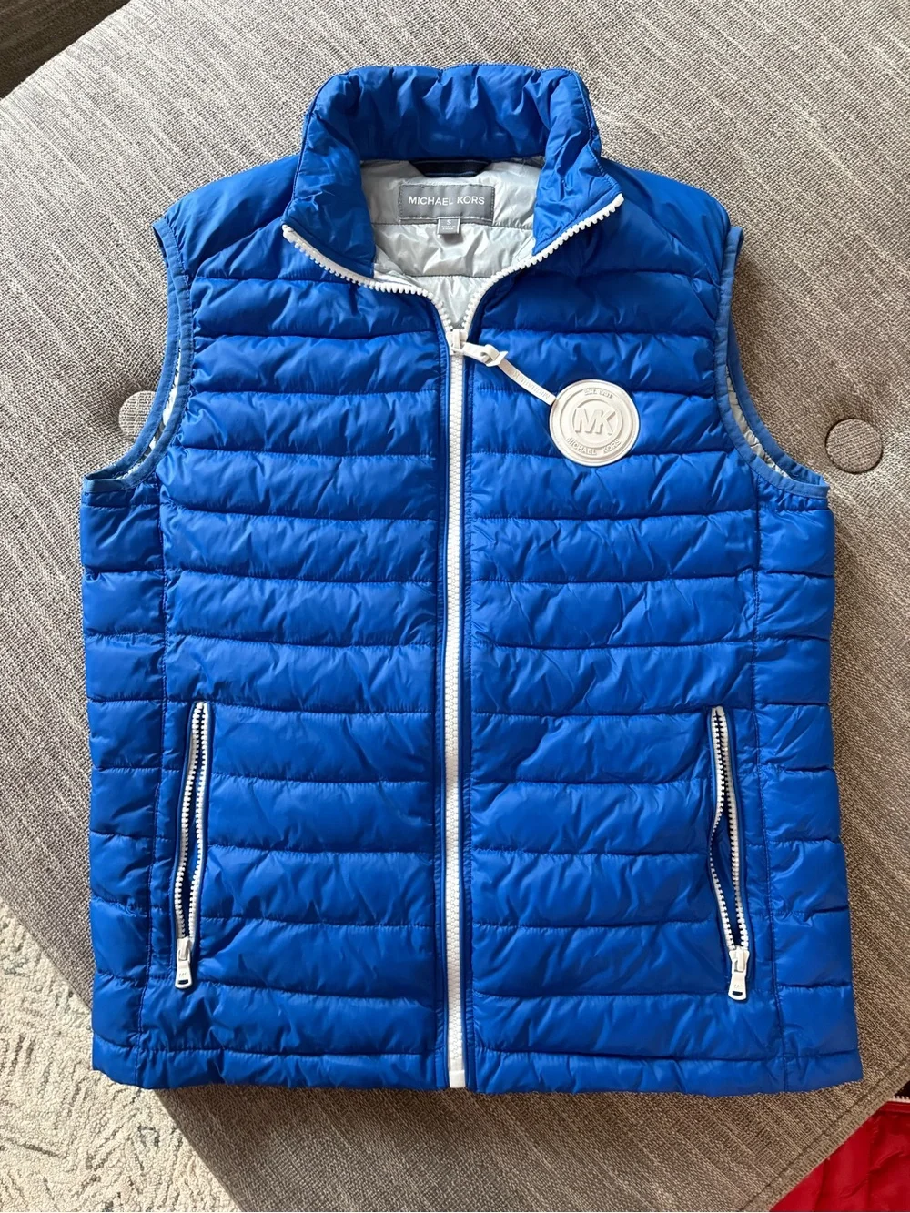 Michael Kors Royal Blue Puffer Jacket
